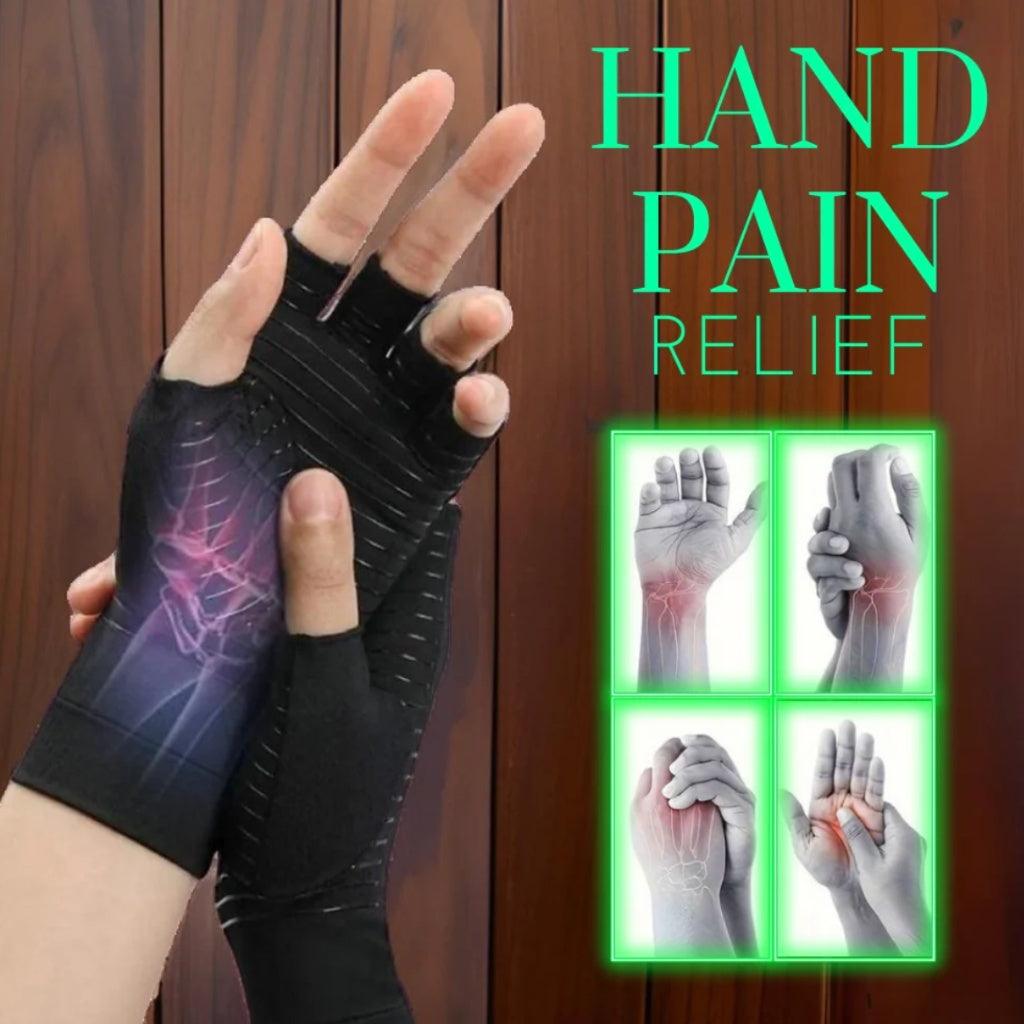 FlexFit™ Copper Compression Gloves - For Hand Pain